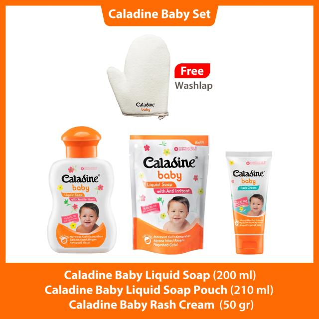 Caladine Paket Caladine Baby Set Liquid Soap