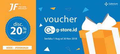 JF Bagi-Bagi Voucher 20% Belanja di G-Store.id