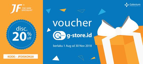 JF Bagi-Bagi Voucher 20% Belanja di G-Store.id