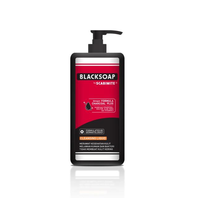 Blacksoap By Scabimite Cleansing Liquid 195 Ml
